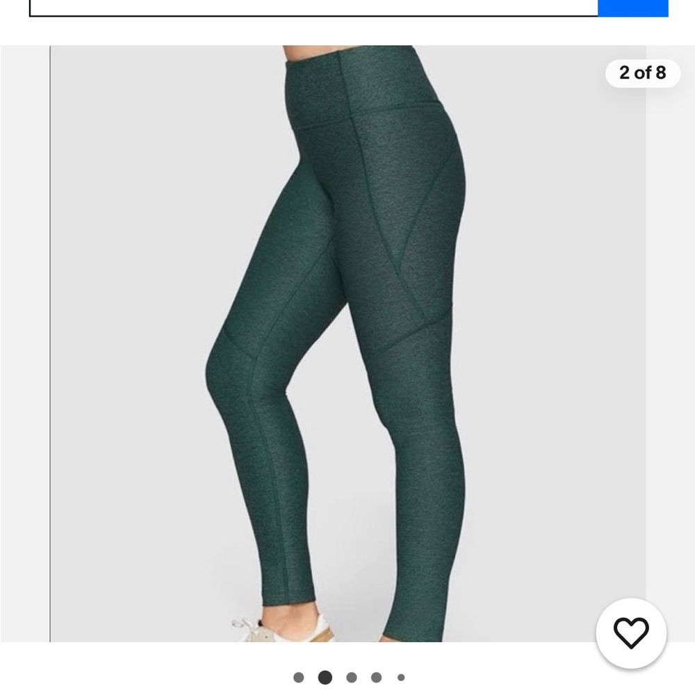Outdoor Voices Women's Warm Up Legging in Green Size Medium - Picture 2 of 6